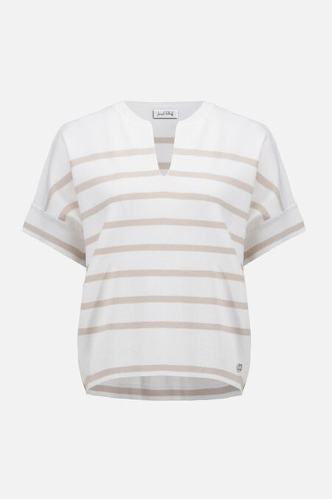 Chandail rayé encolure fendue