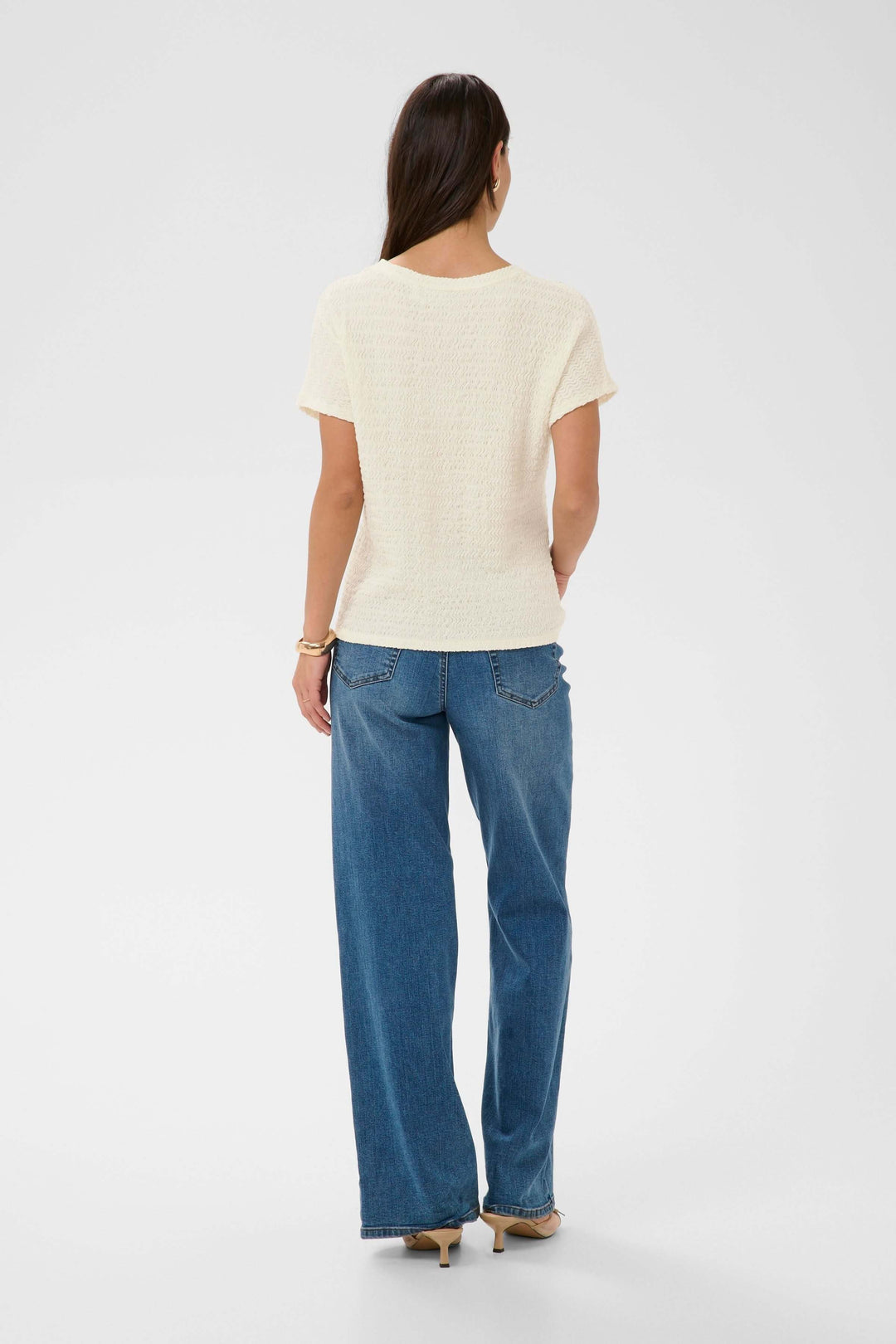 T-shirt Felecity texturé à manches courtes