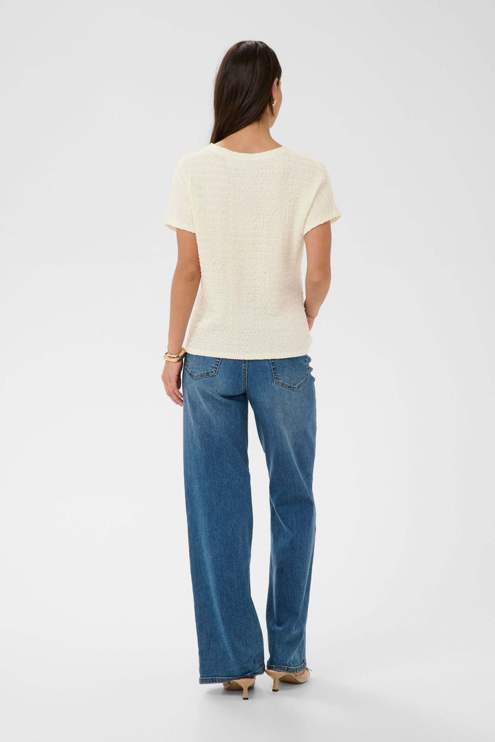 T-shirt Felecity texturé à manches courtes