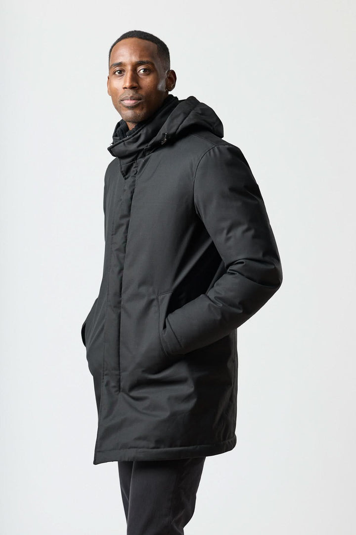 Manteau mi-long en duvet
