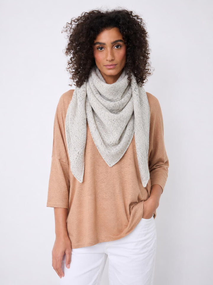 Foulard triangulaire en maille Éléonore pour femme Not Shy