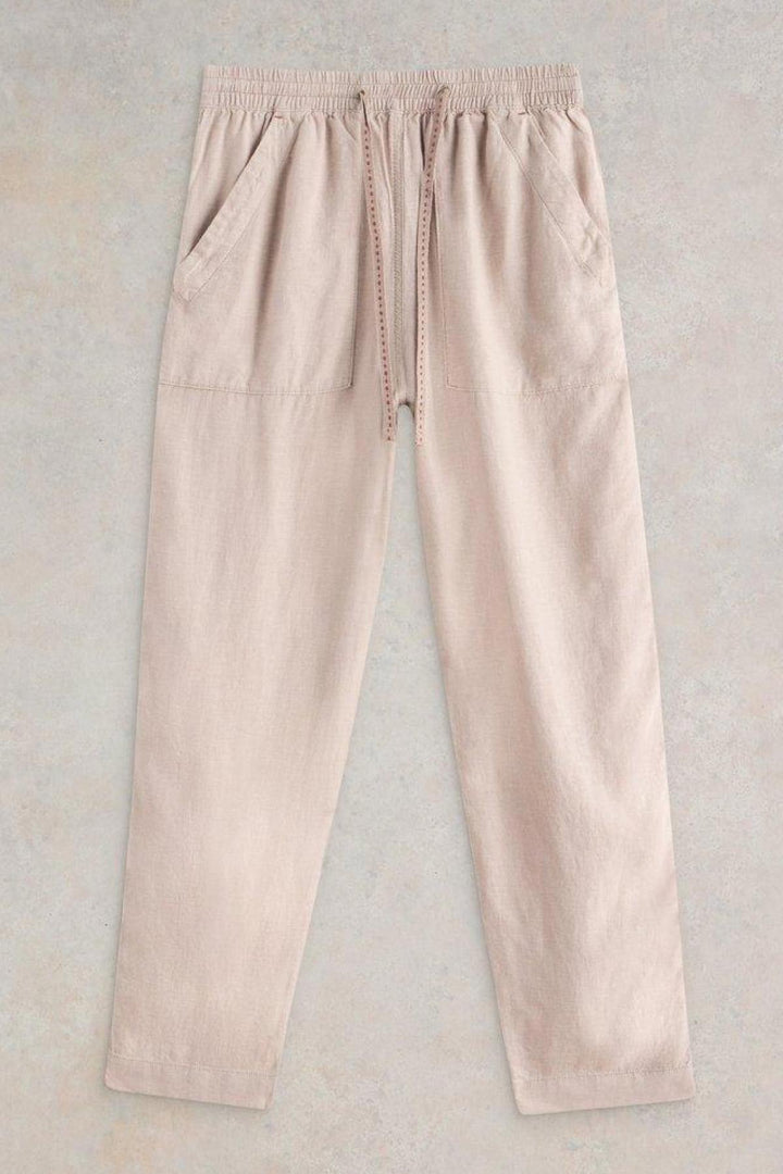 Pantalon Elle en mélange de lin