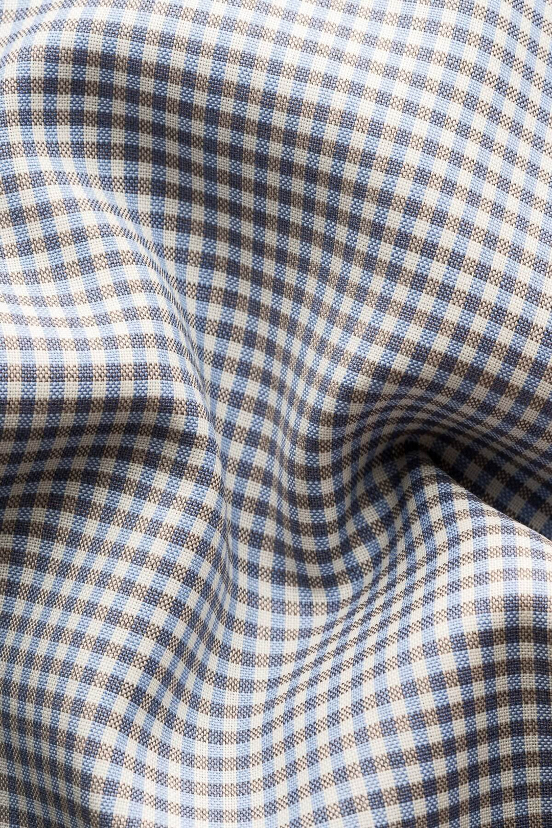 Micro-Check Merino Wool Shirt