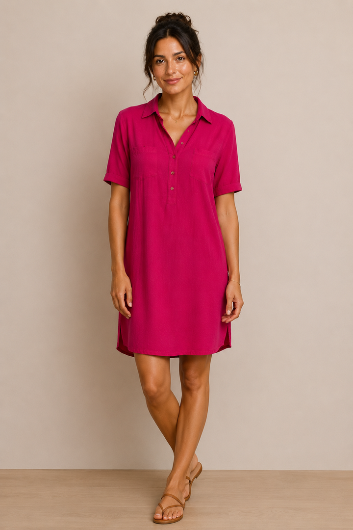 Robe chemise décontractée