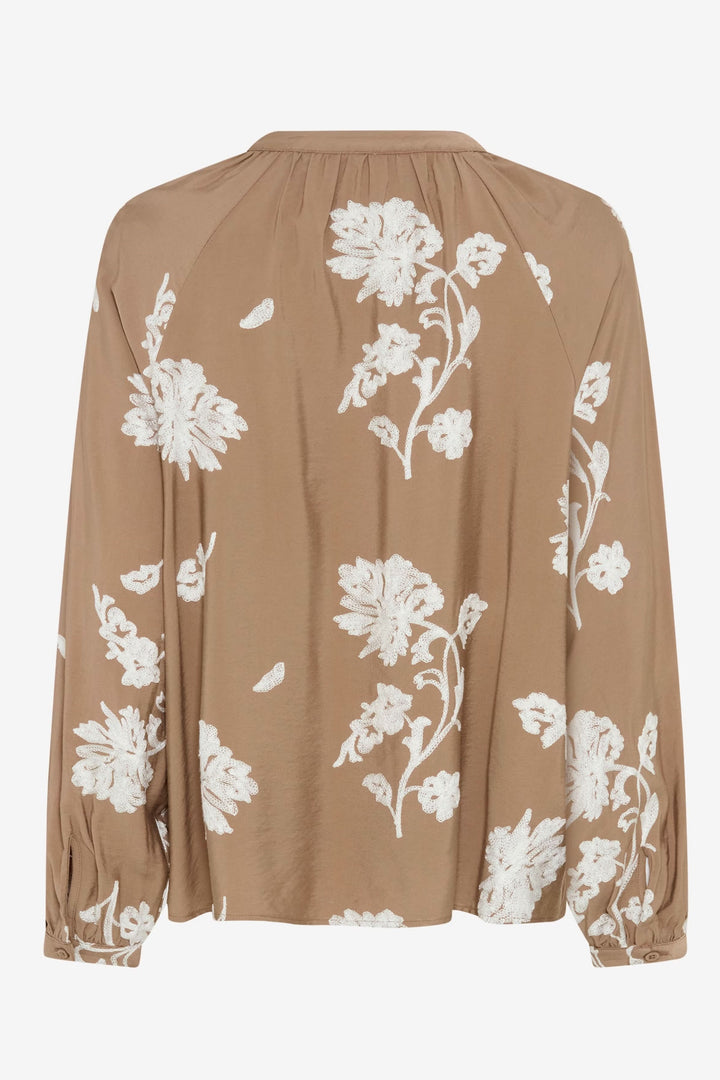 Blouse Vivian à broderies florales