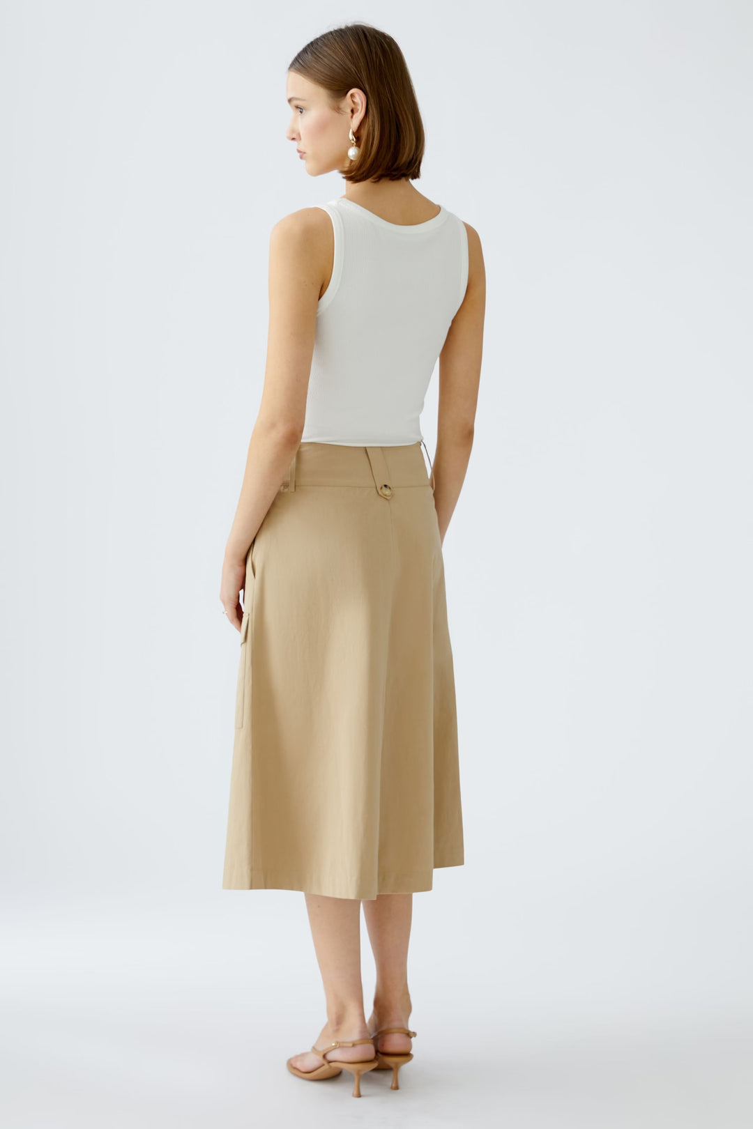 A-line wrap skirt