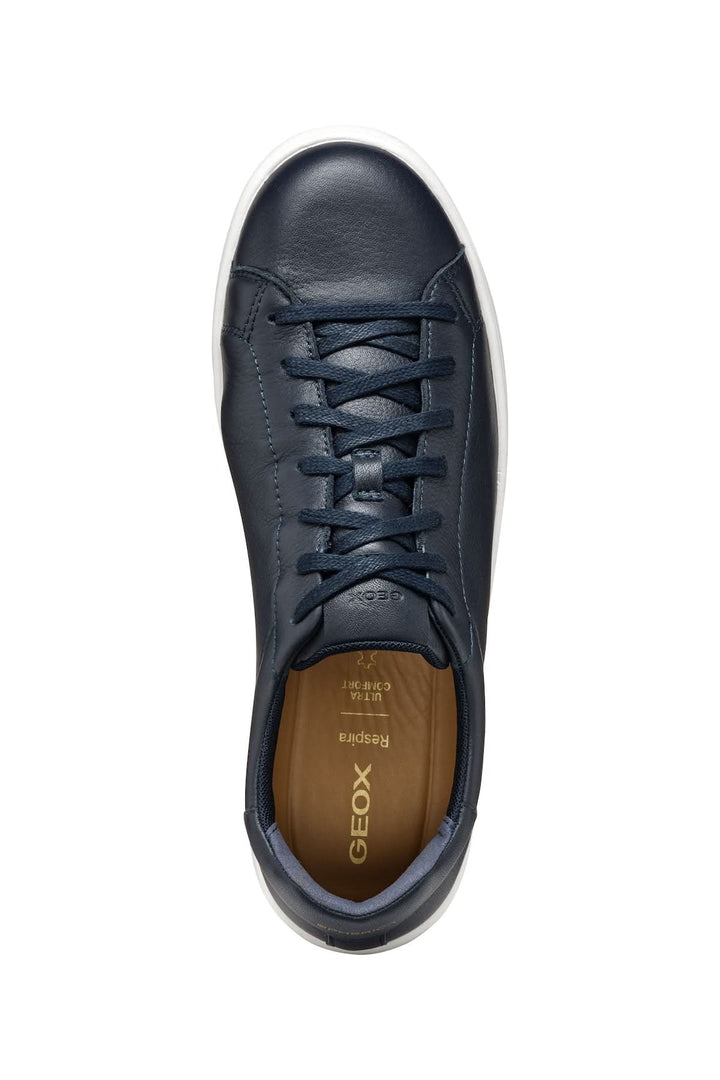 Sneakers en cuir lisse