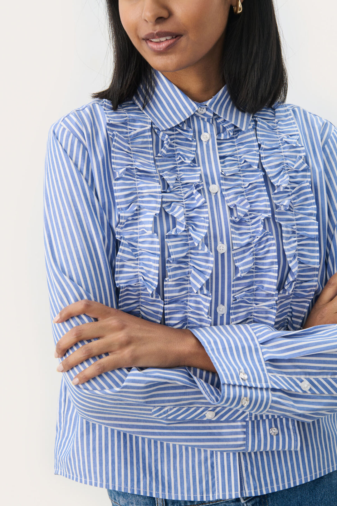 Pranvera Ruffle Shirt