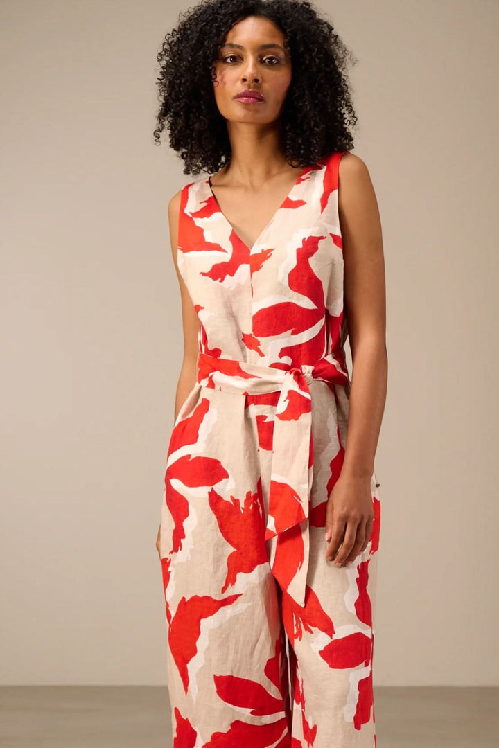 Printed flowy jumpsuit