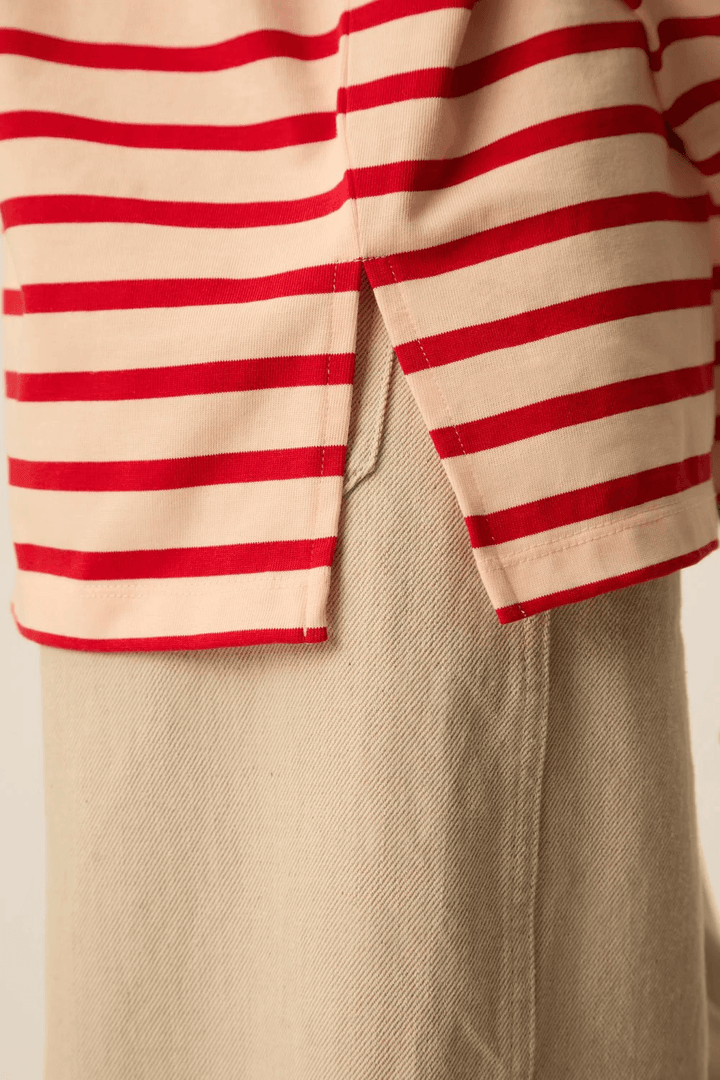 Filly Long-Sleeve Striped Sweater Fit, Loose Fit
