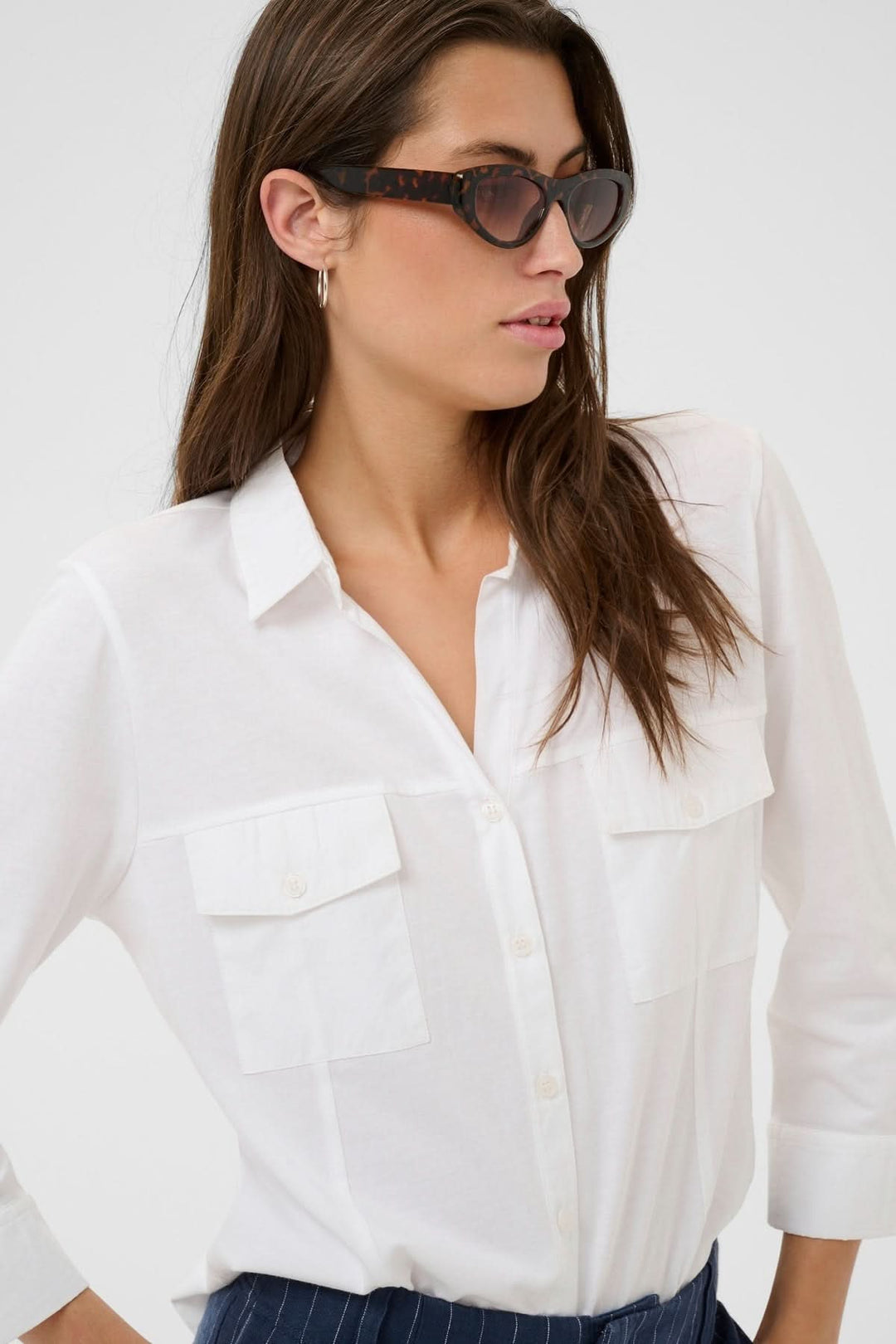 Blouse à poches utilitaires Anise