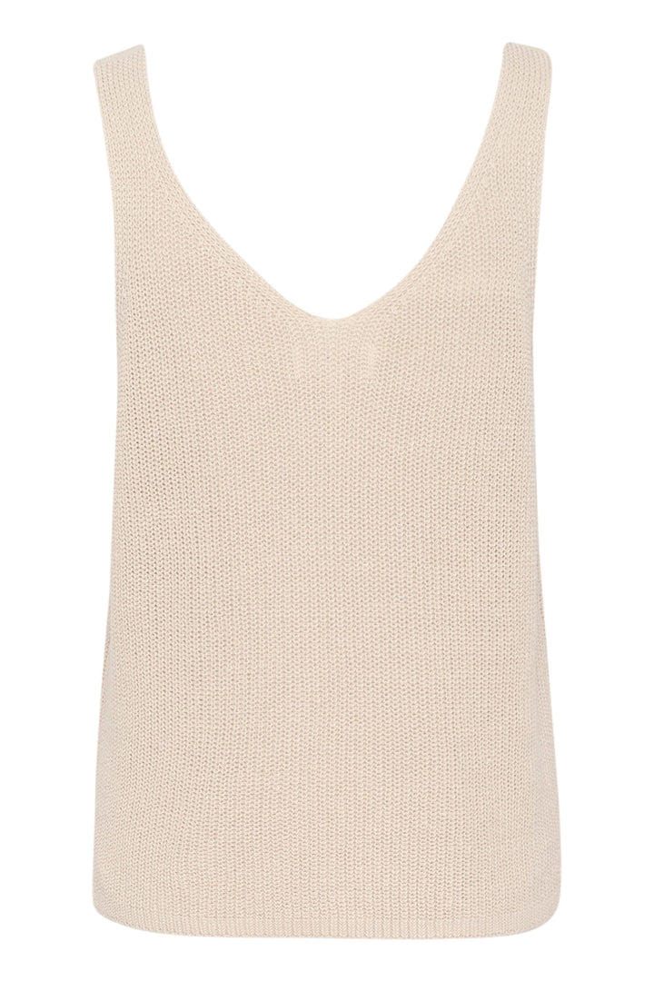Camisole Rebecca tricotée col v sans manches