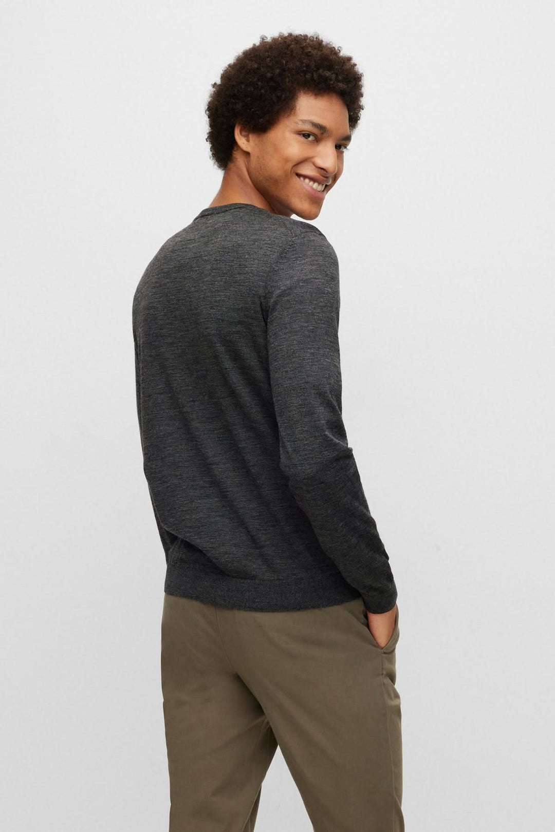 Leno virgin wool sweater