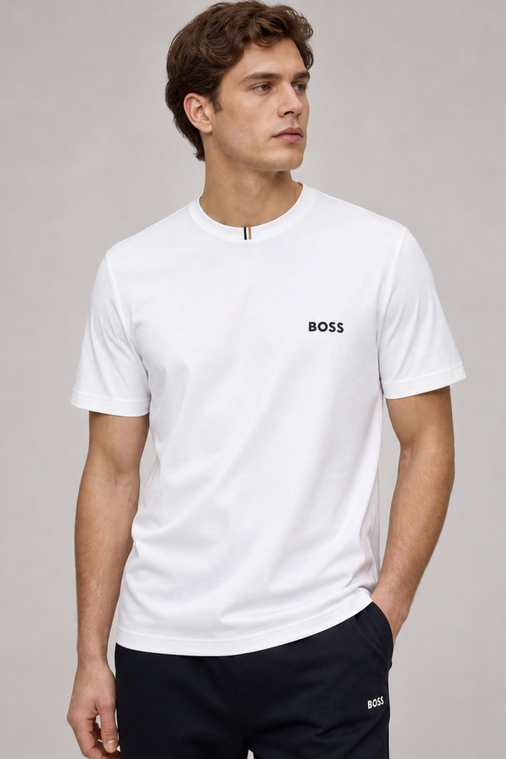 T-shirt Boss Green à logo discret