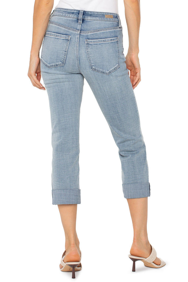 Cuffed Capri Jeans