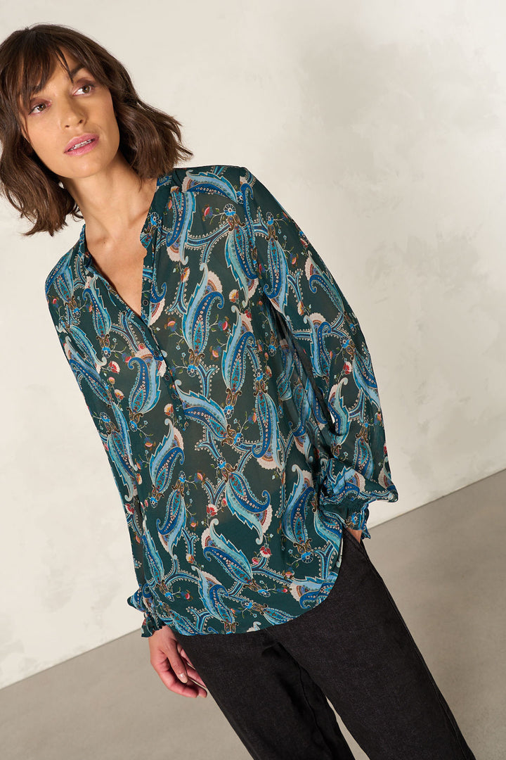 Blouse coupe droite Femme - Blouses et chemises - Blouses et chemises sans col Nile