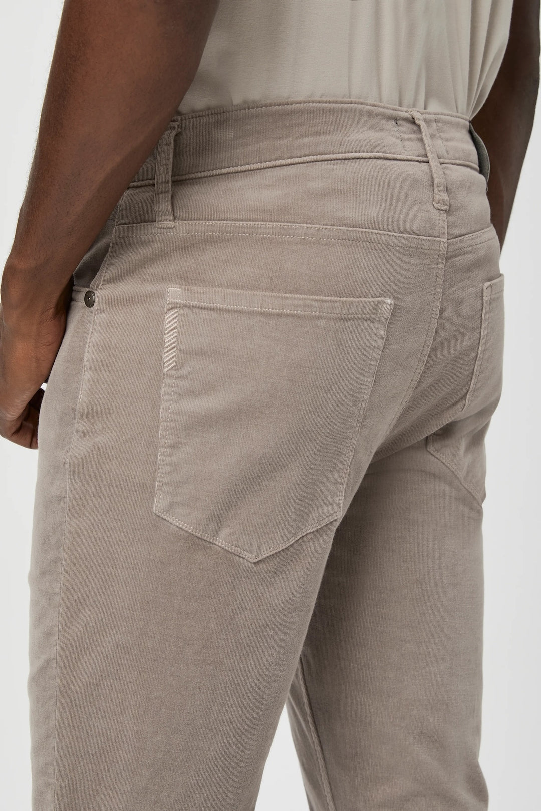 Beige corduroy pants