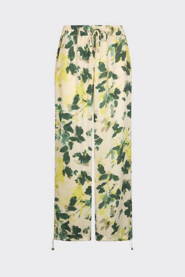 Pantalon large imprimé floral