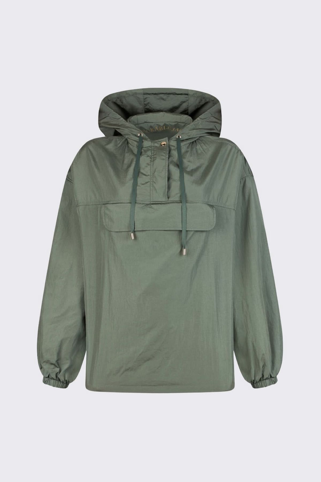 Fit Windbreaker with Hood and Chest Pocket