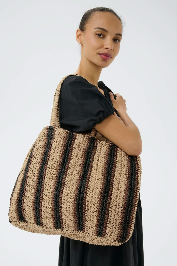 Vue de côté sac crocheté Giorgia Part Two pour femme Valérie Simon