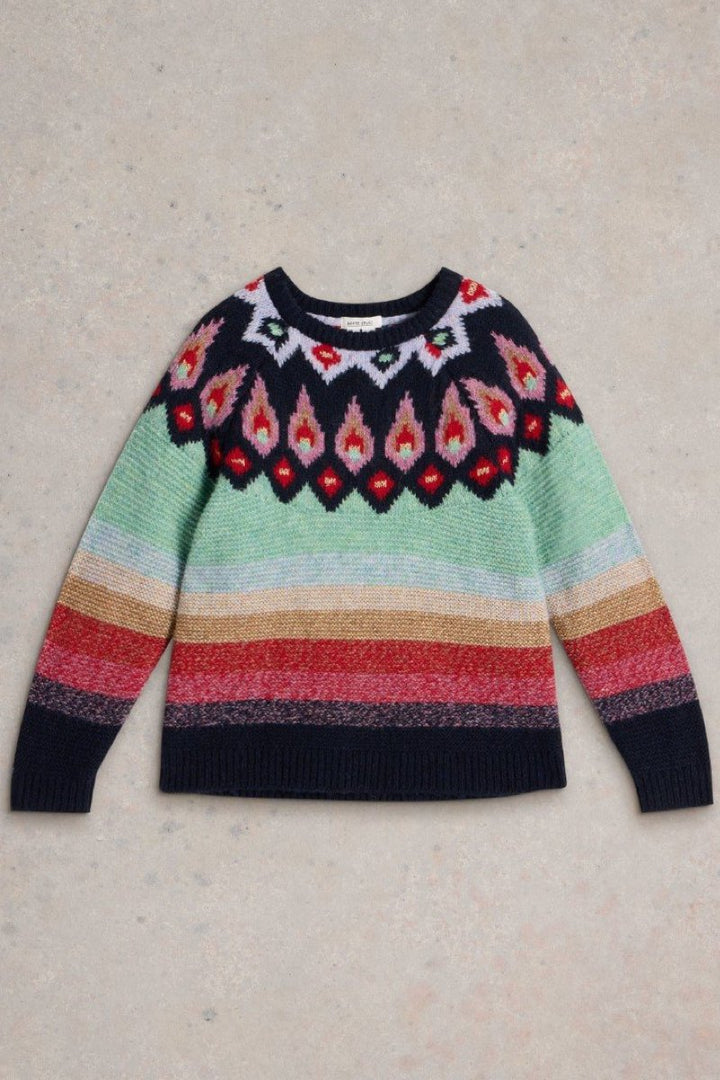 Knitted pattern sweater