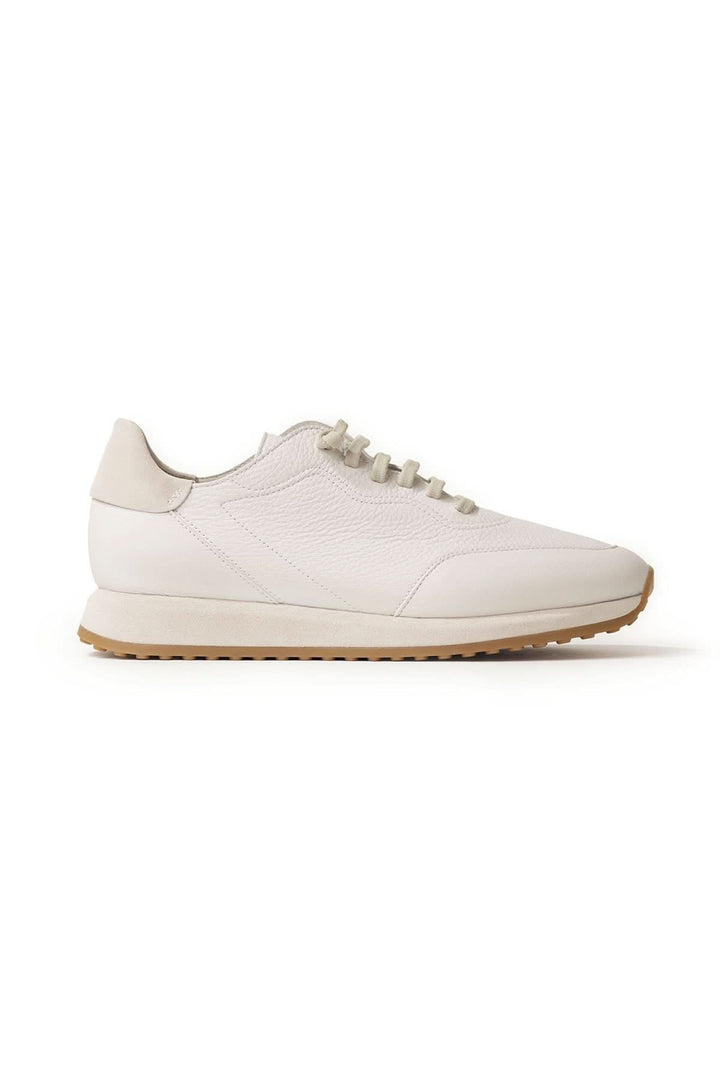 Chaussure italienne en cuir texturé