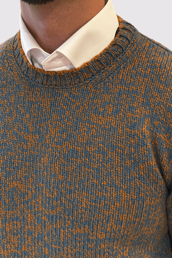 Textured wool sweater