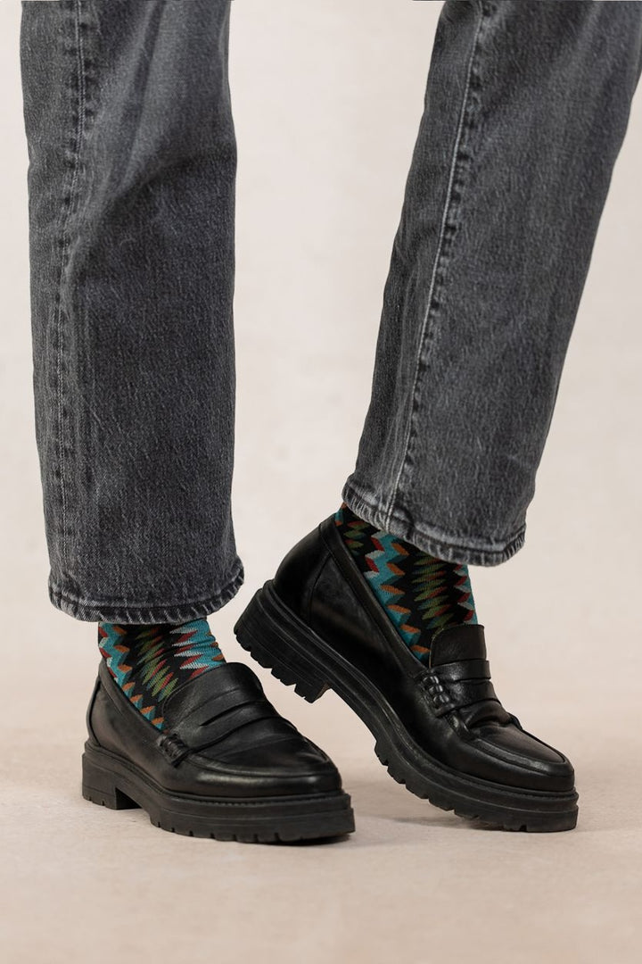 Zigzag socks