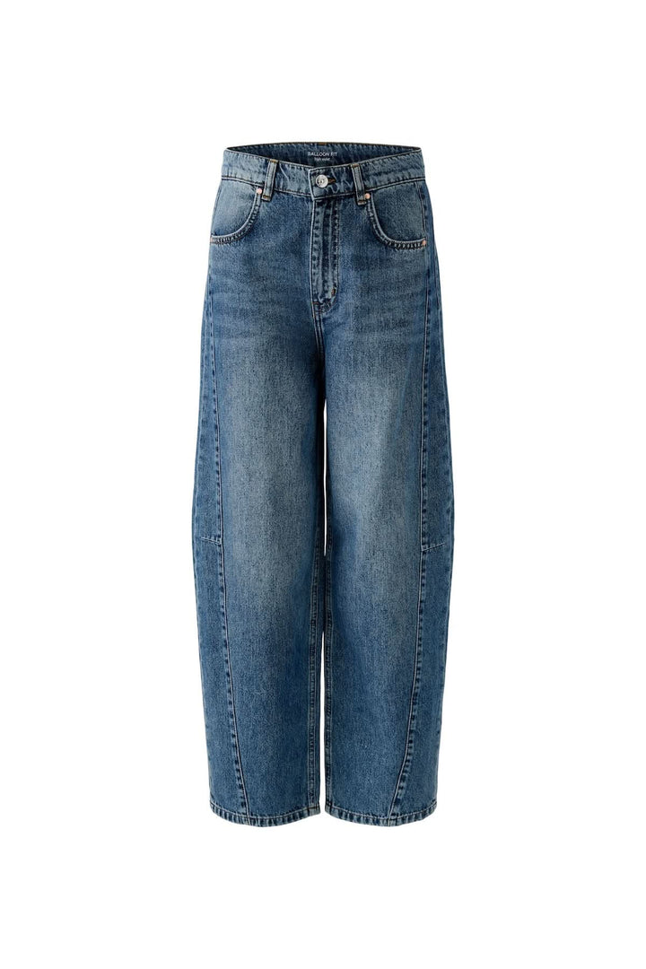 Jean baril taille haute