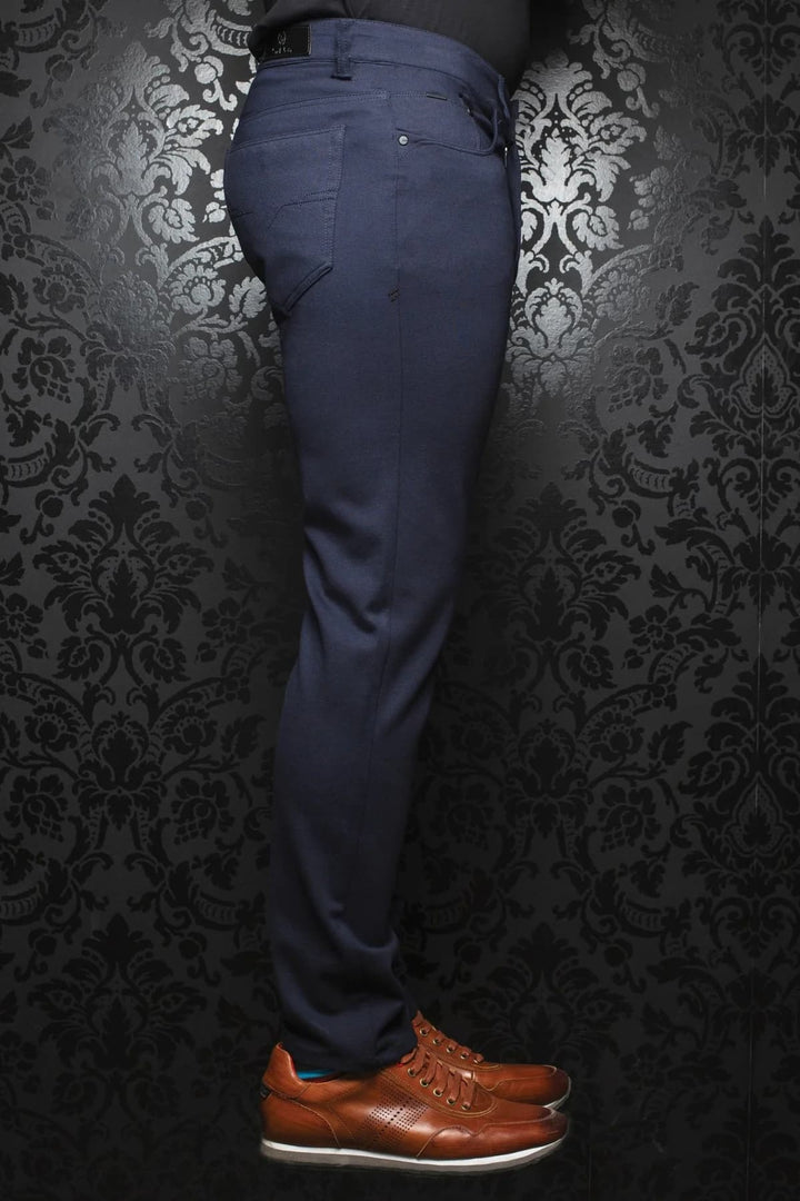 Jean à coupe droite pour homme Au noir