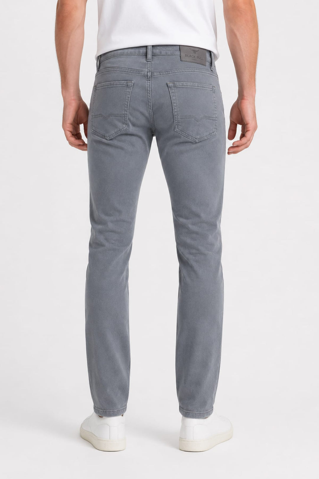 Vue latérale jean Black Bull pour homme noir détail poches - Valérie Simon