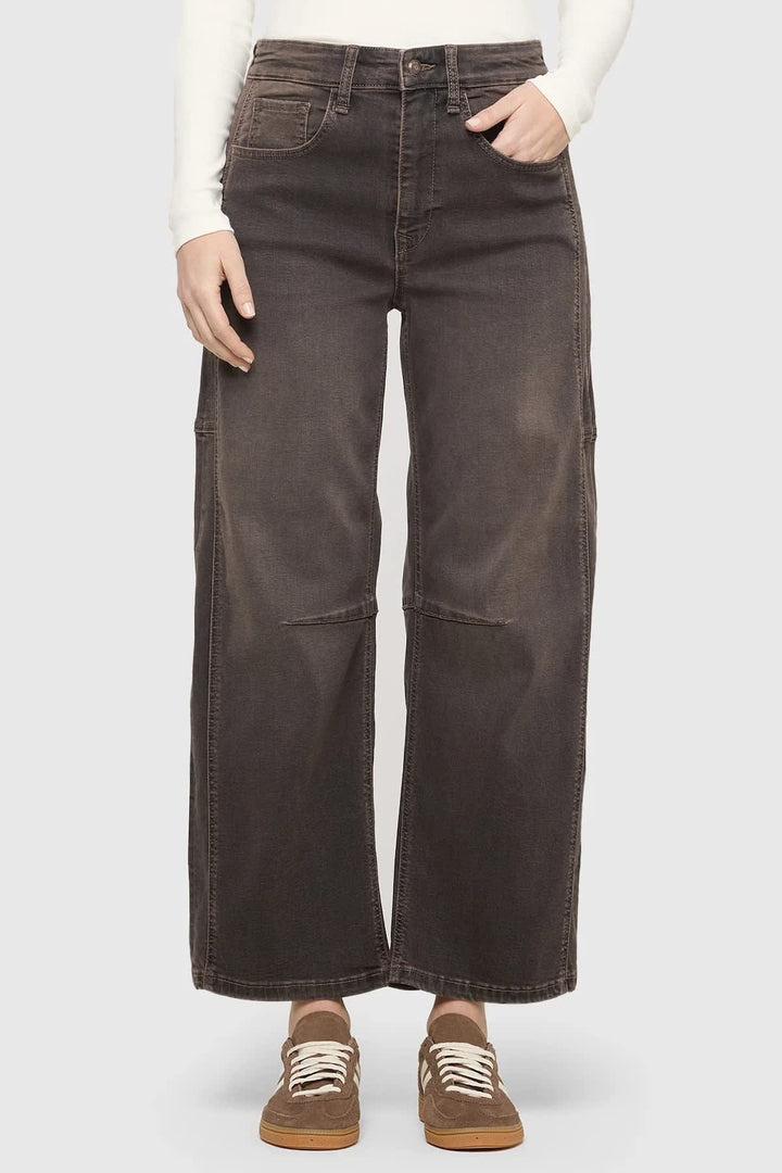 Jean Ohio à jambe large style utilitaire pour femme Mac Jeans