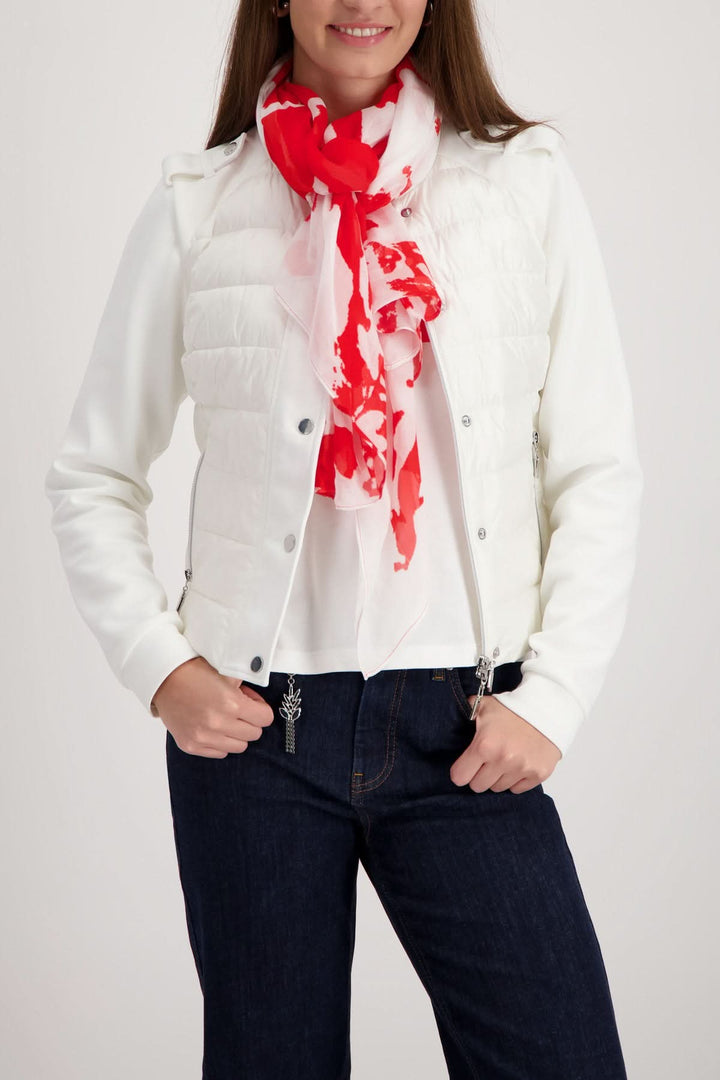 Foulard à imprimé graphique