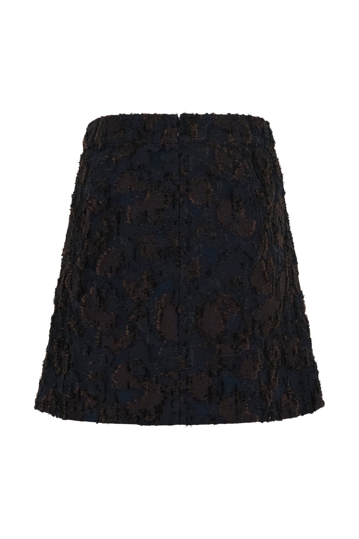 Women’s Cemille textured short skirt, front view Part Two
