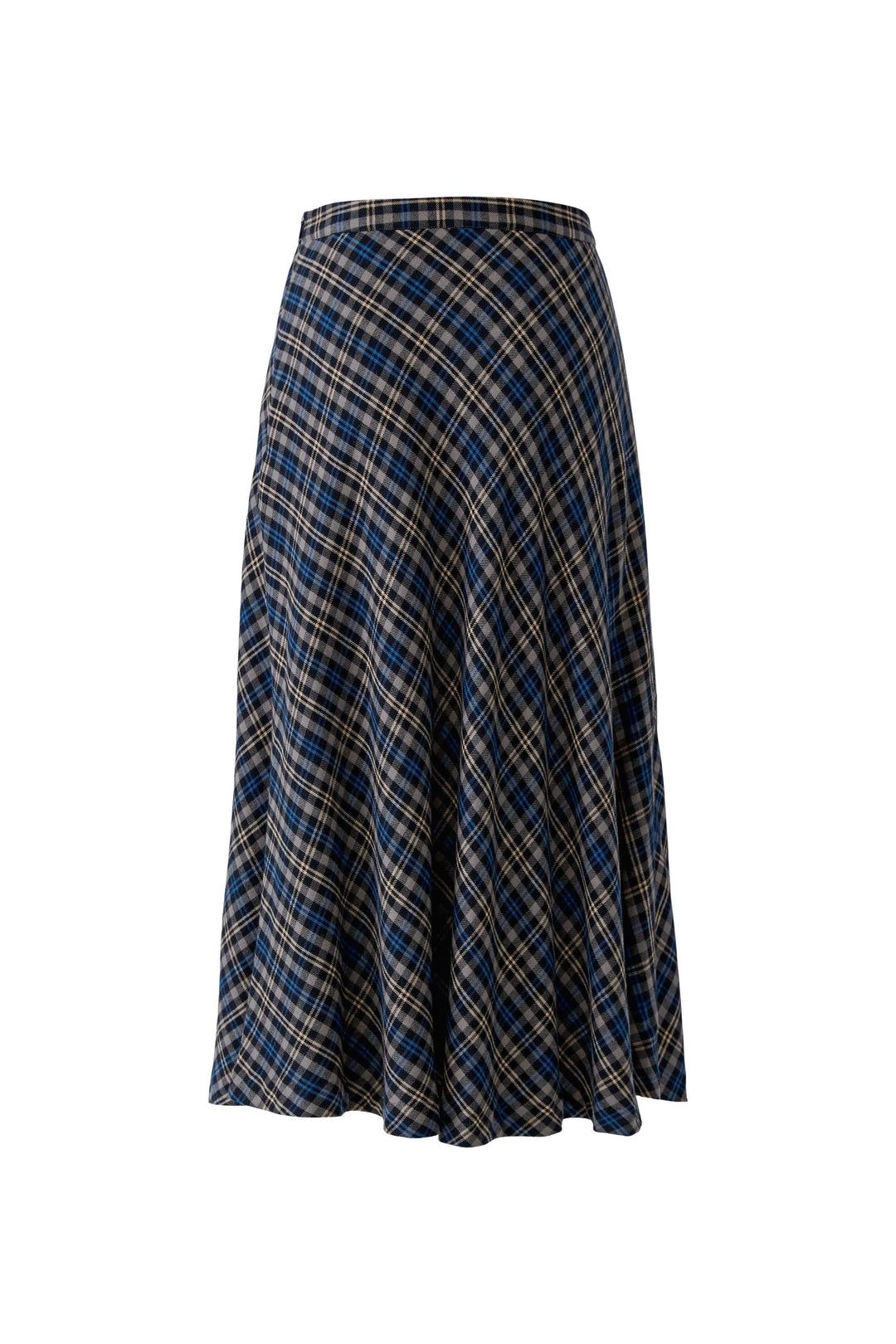 Jupe midi à carreaux pour femme Oui