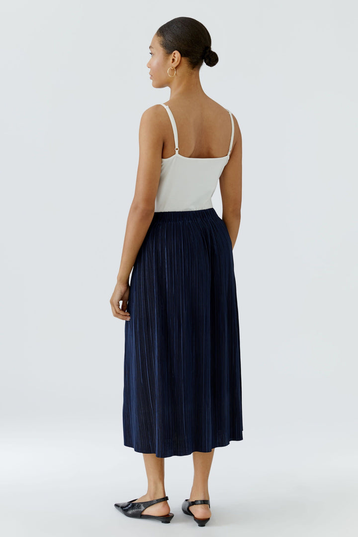 Jupe midi plissée pour femme Oui