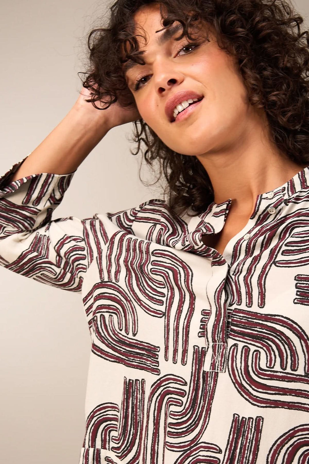 Blouse à manches 3/4