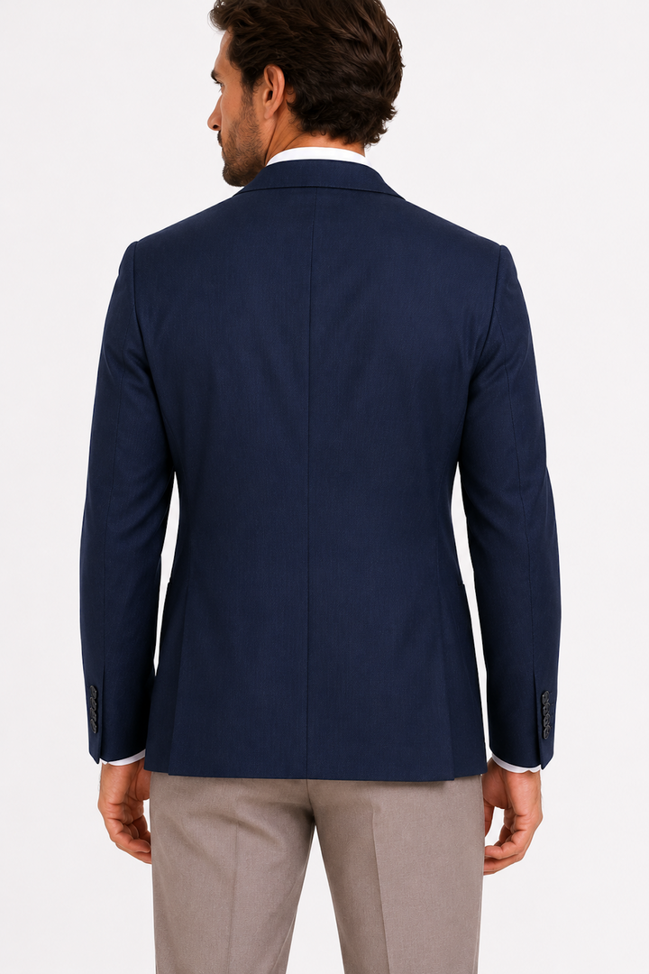 Stretch wool blazer