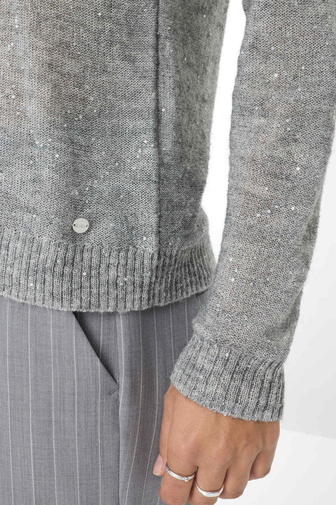 Knitwear with sparkling details