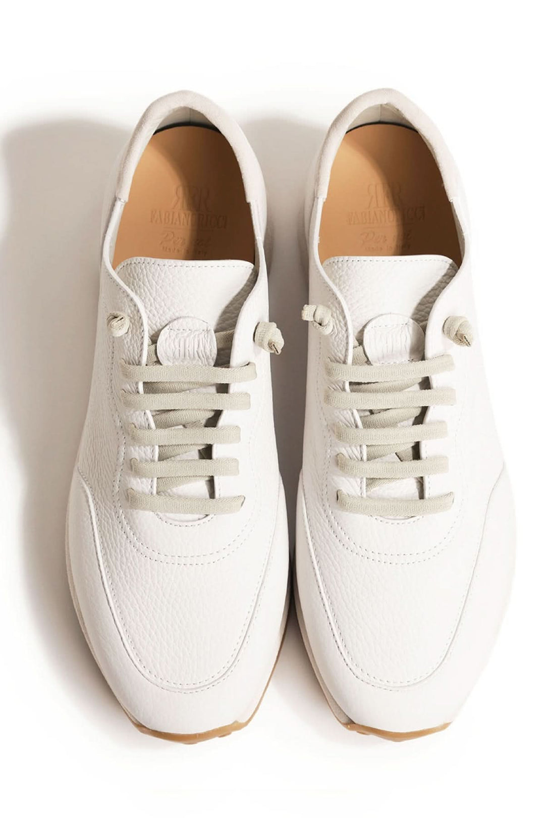 Chaussure italienne en cuir texturé