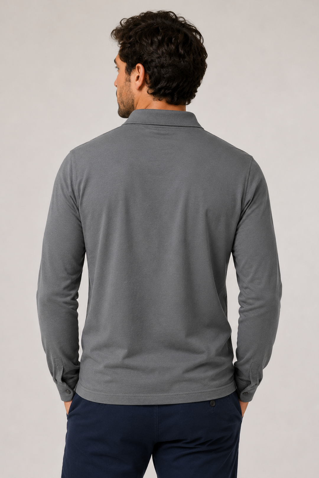 Polo manches longues essentiel