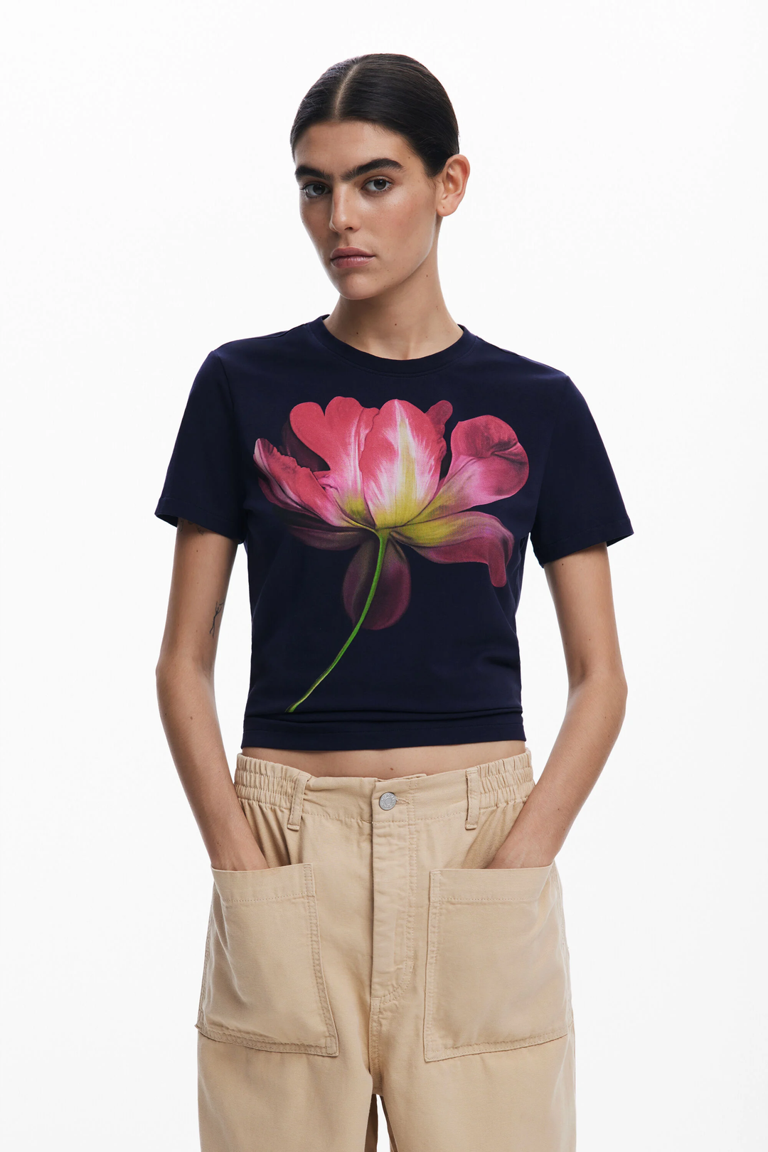 T-shirt imprimé fleur