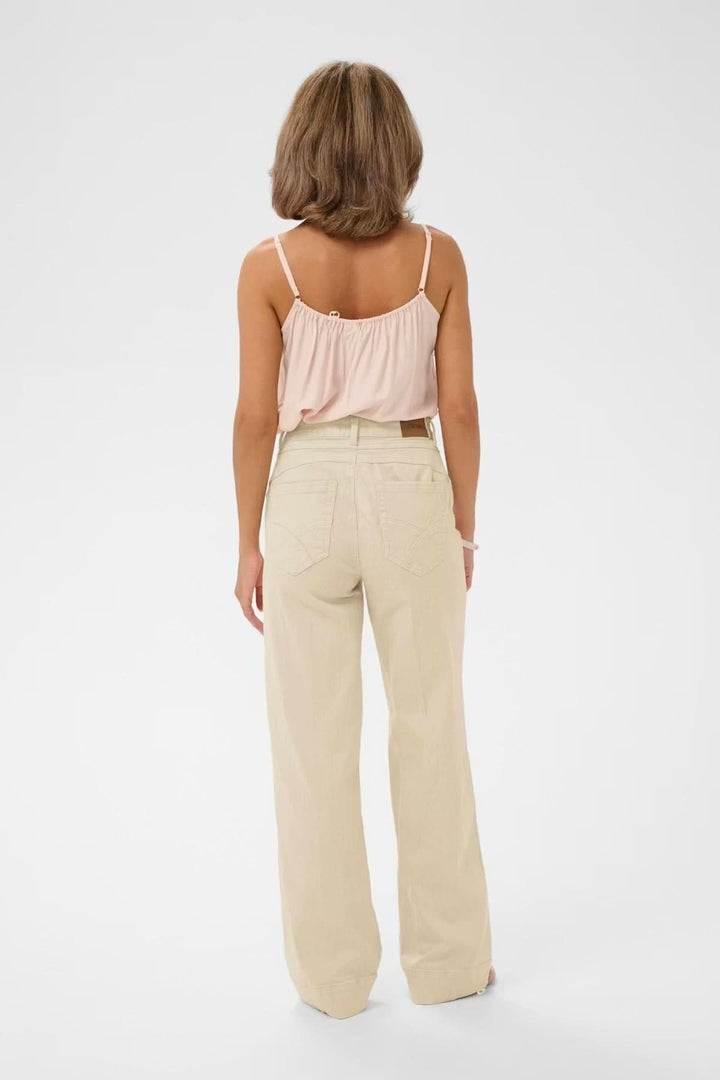 Jean Tilde coupe large taille haute