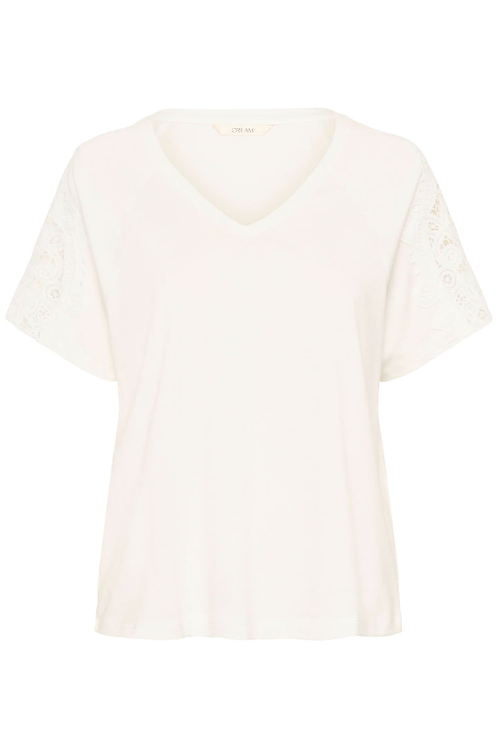 T-shirt Suny à manches courtes avec dentelle