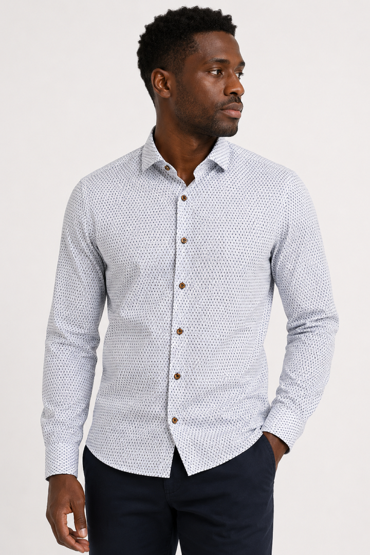 Chemise sport imprimée moderne
