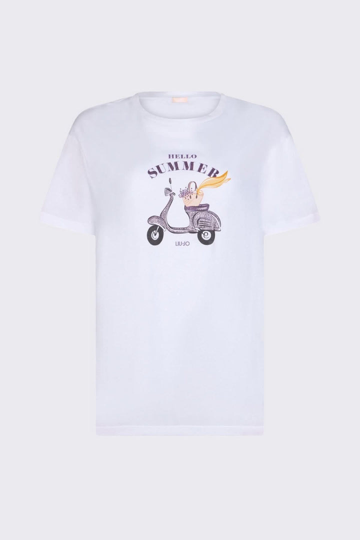 T-shirt à manches courtes avec imprimé graphique