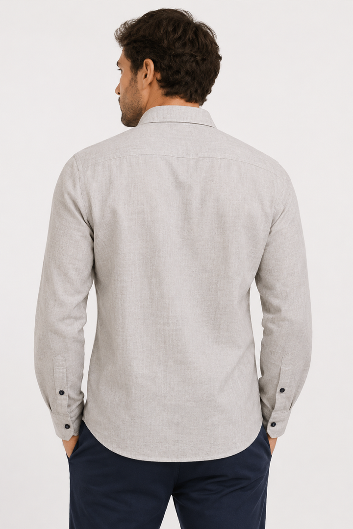 Chemise sport effet lin