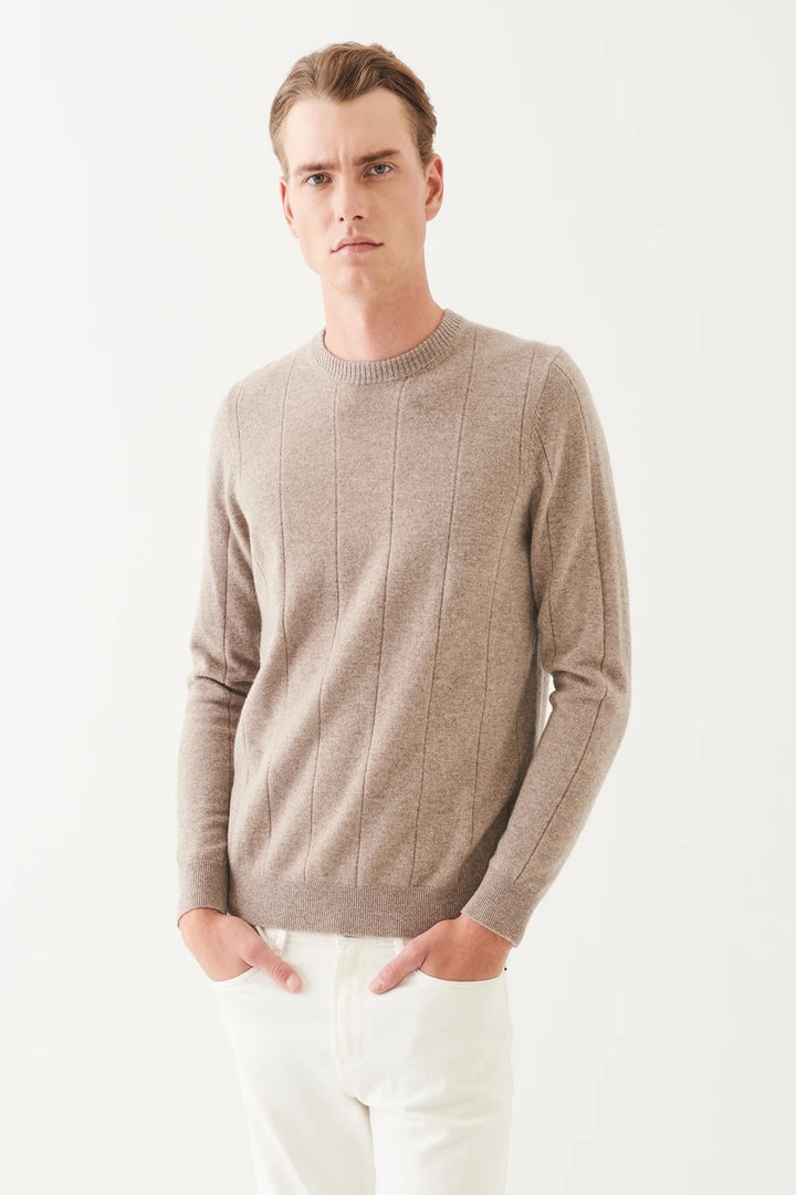 Wool and cashmere crew neck