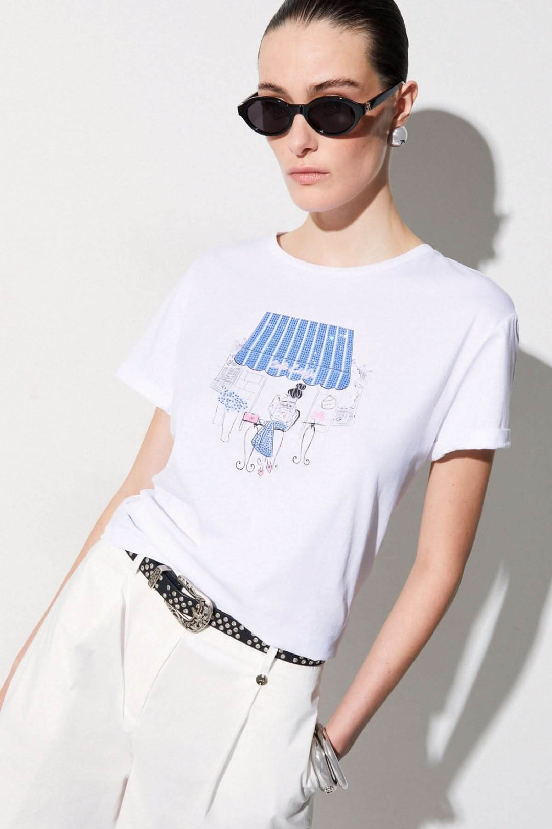 T-shirt à manches courtes avec imprimé graphique