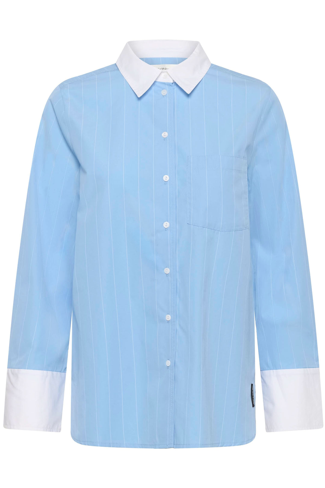 Dessy Striped Shirt with Contrasting Collar
